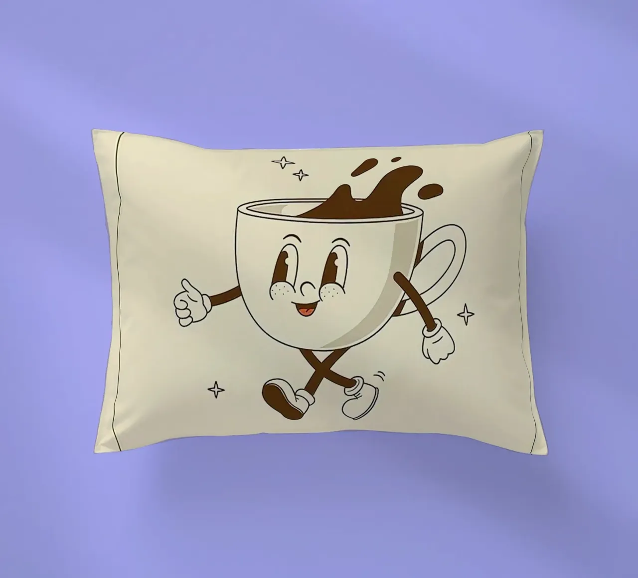 More Espresso Less Depresso decorative cushion by Mildred Store