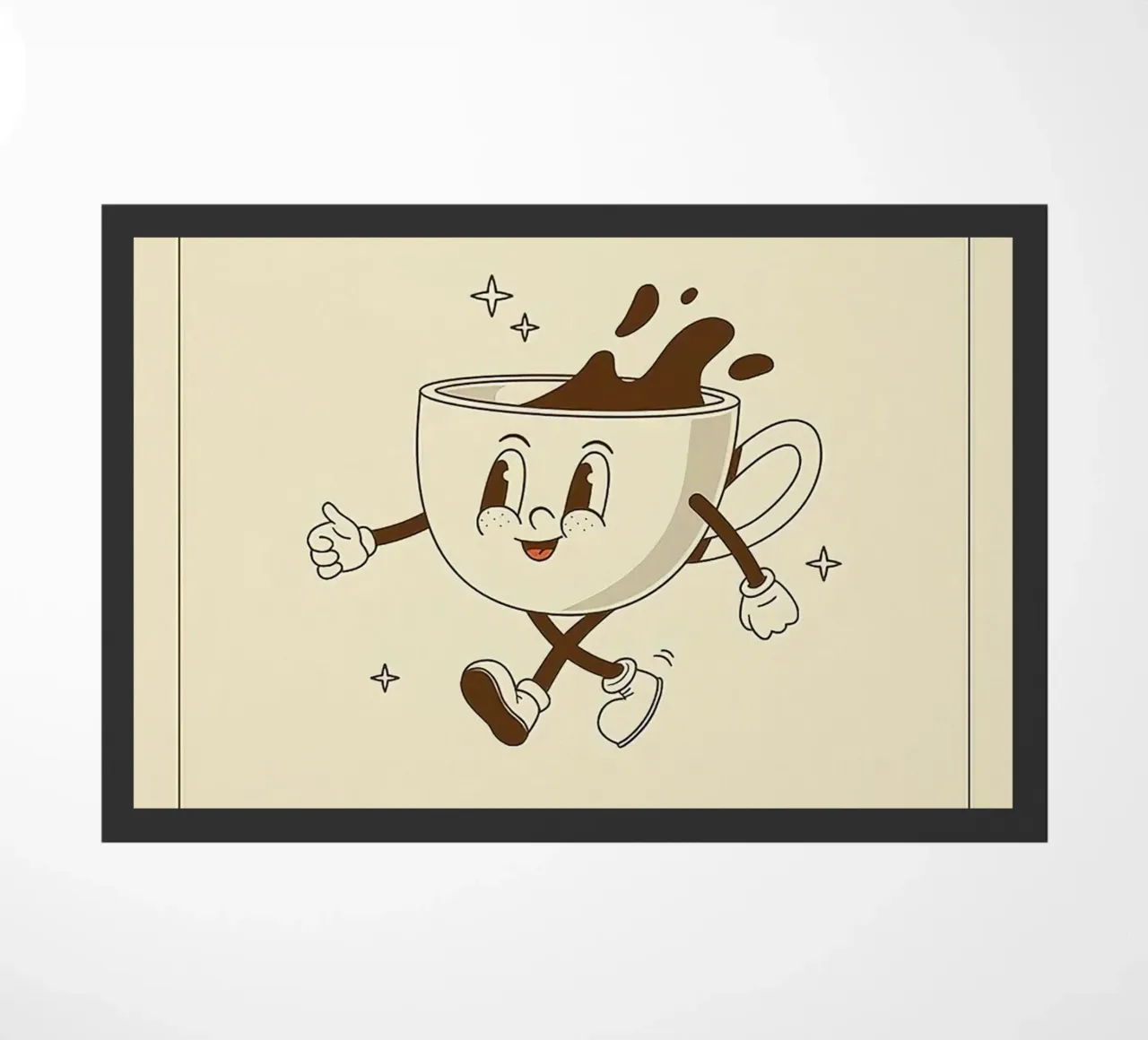 Meer Espresso Minder Depresso deurmat van Mildred Store