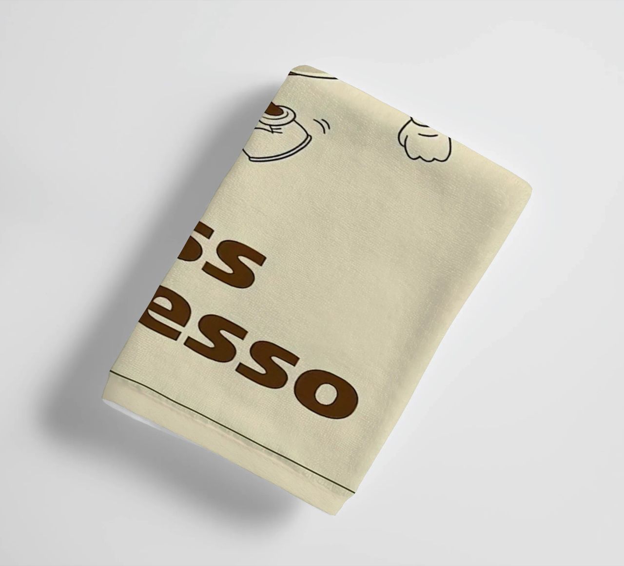 More Espresso Less Depresso asciugamano da bagno da Mildred Store