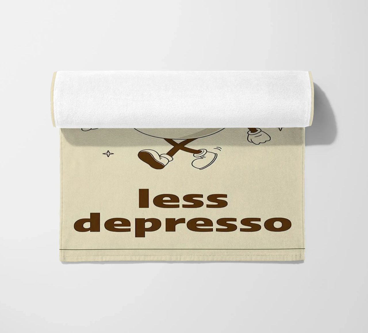 More Espresso Less Depresso telo mare da Mildred Store