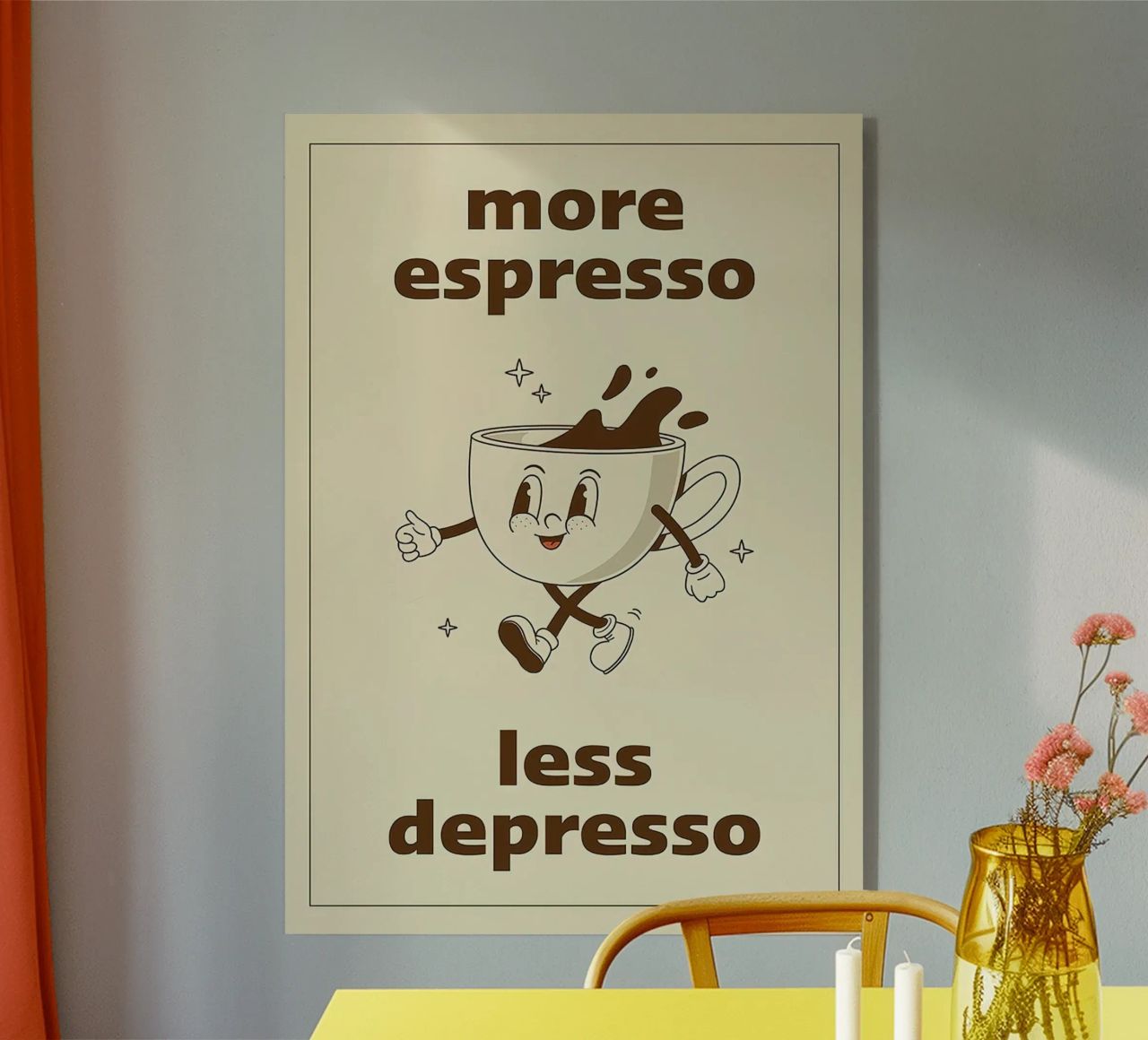 More Espresso Less Depresso plexiglass da Mildred Store