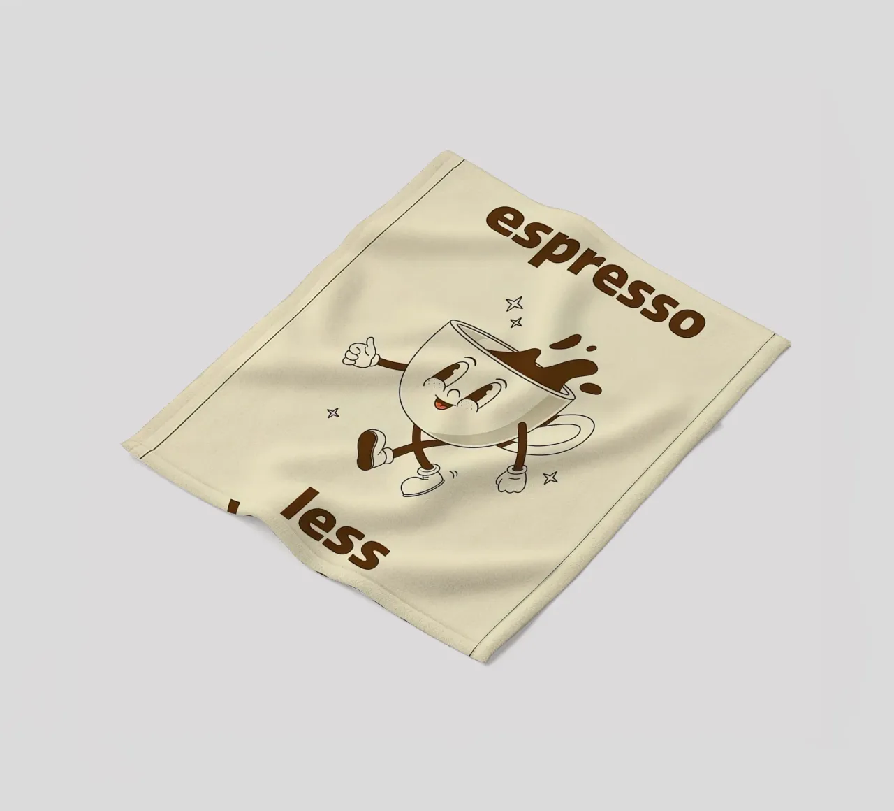 More Espresso Less Depresso coperta in pile da Mildred Store