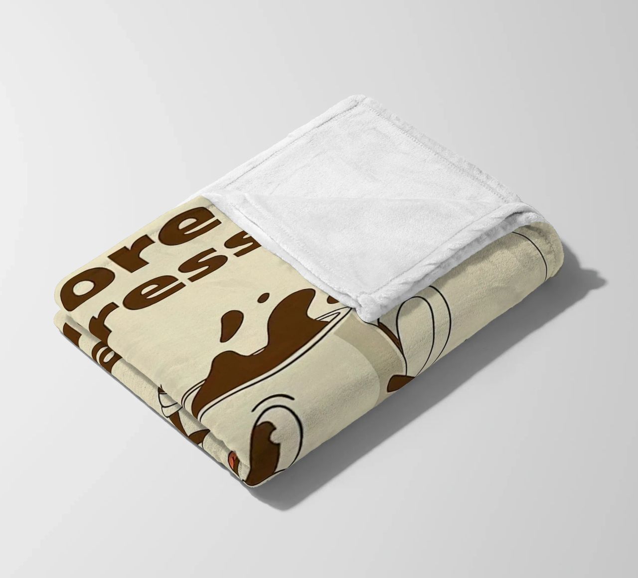 More Espresso Less Depresso coperta in pile da Mildred Store