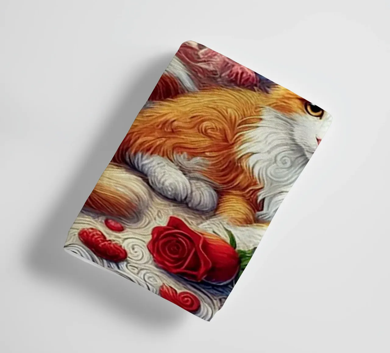 Happy Valentine´s Day Kitty Cat Edition asciugamano da bagno da Vintage Van Gogh