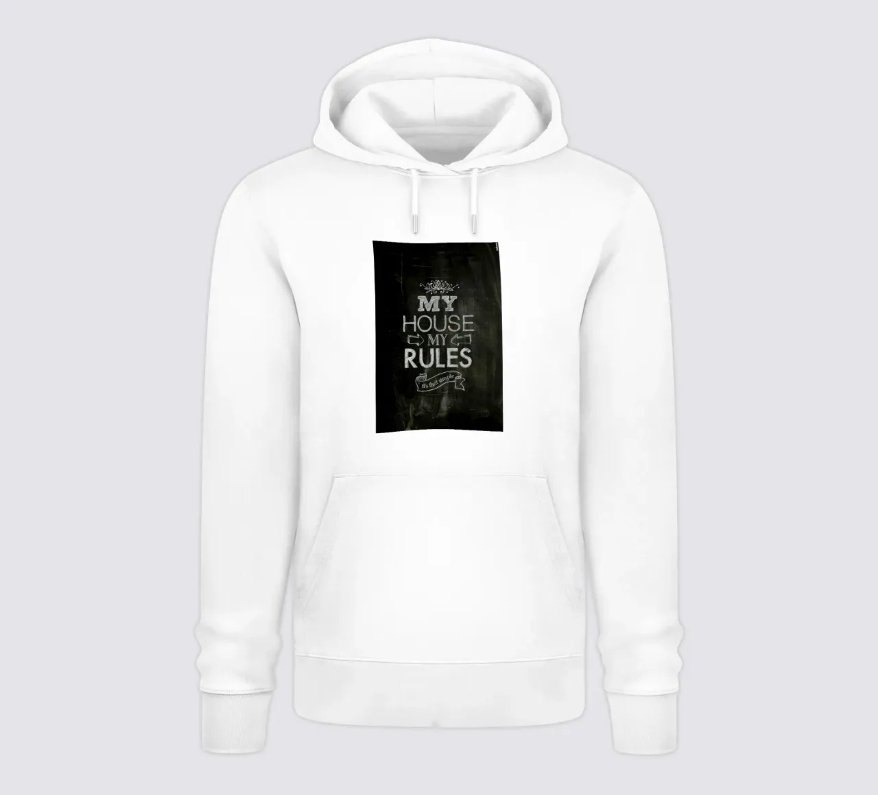My house, my rules felpa con cappuccio da Rahma Projekt