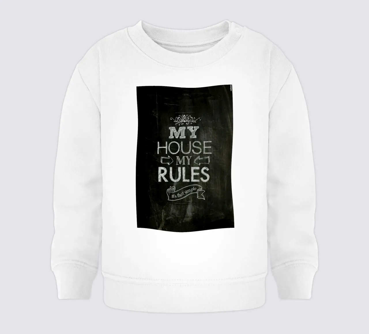 My house, my rules felpa neonato da Rahma Projekt
