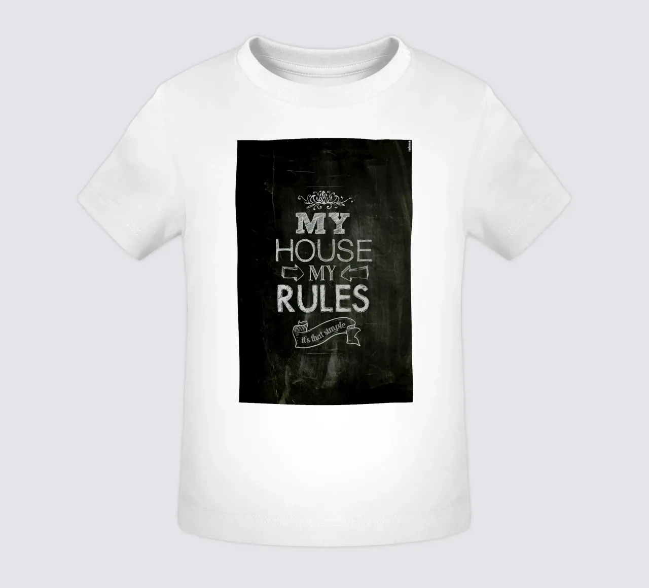 My house, my rules maglietta neonato da Rahma Projekt