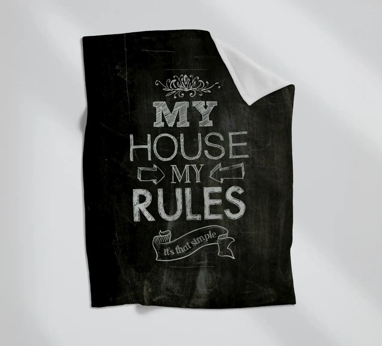 My house, my rules coperta in pile da Rahma Projekt