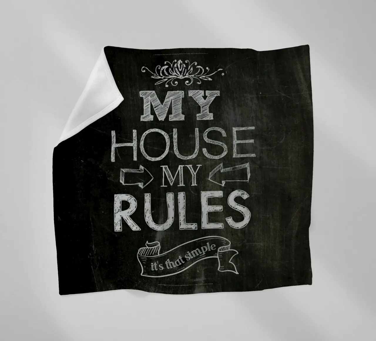 My house, my rules coperta in pile da Rahma Projekt