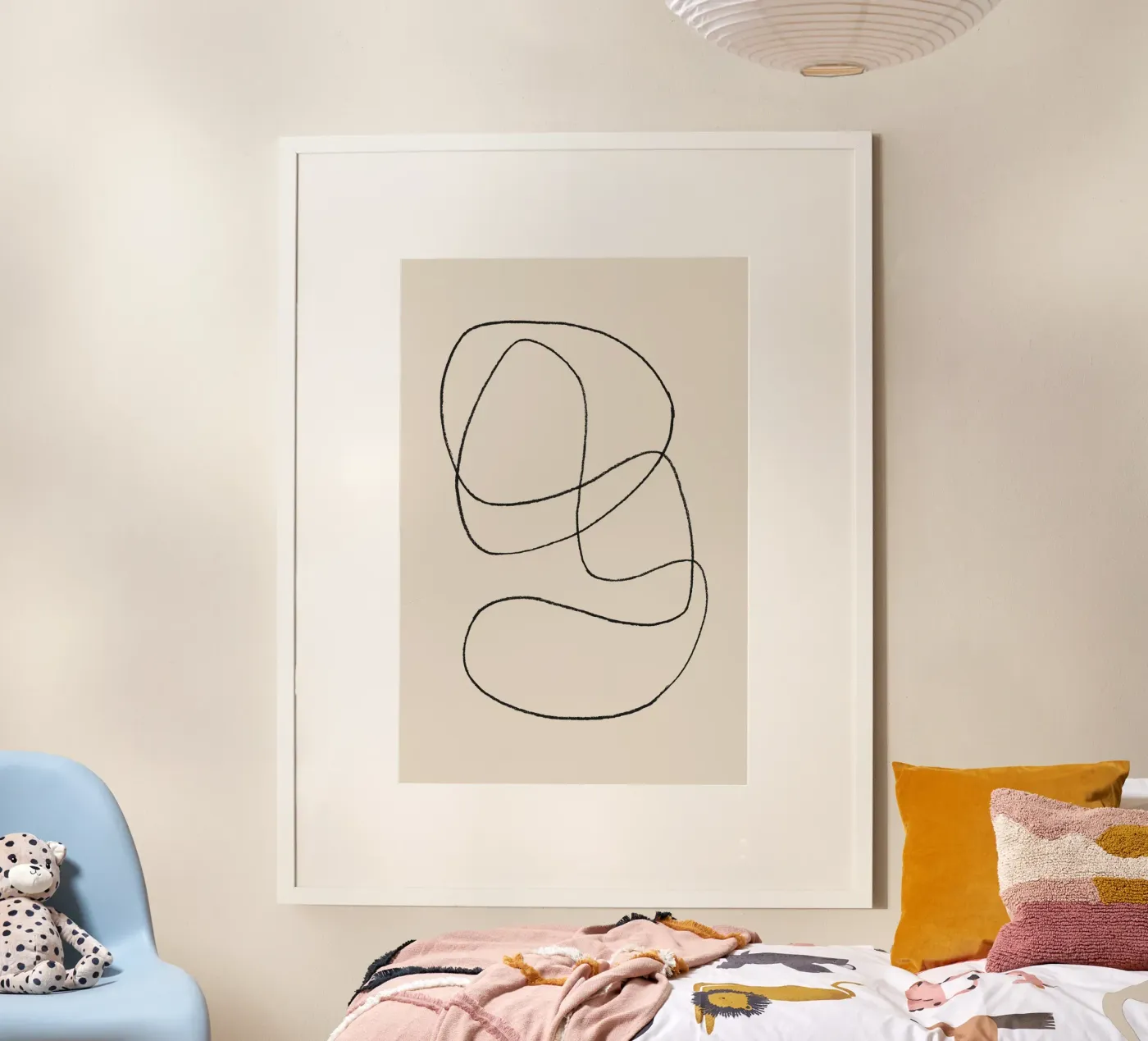 Pencil scribbles 1 poster by NouveauPrints