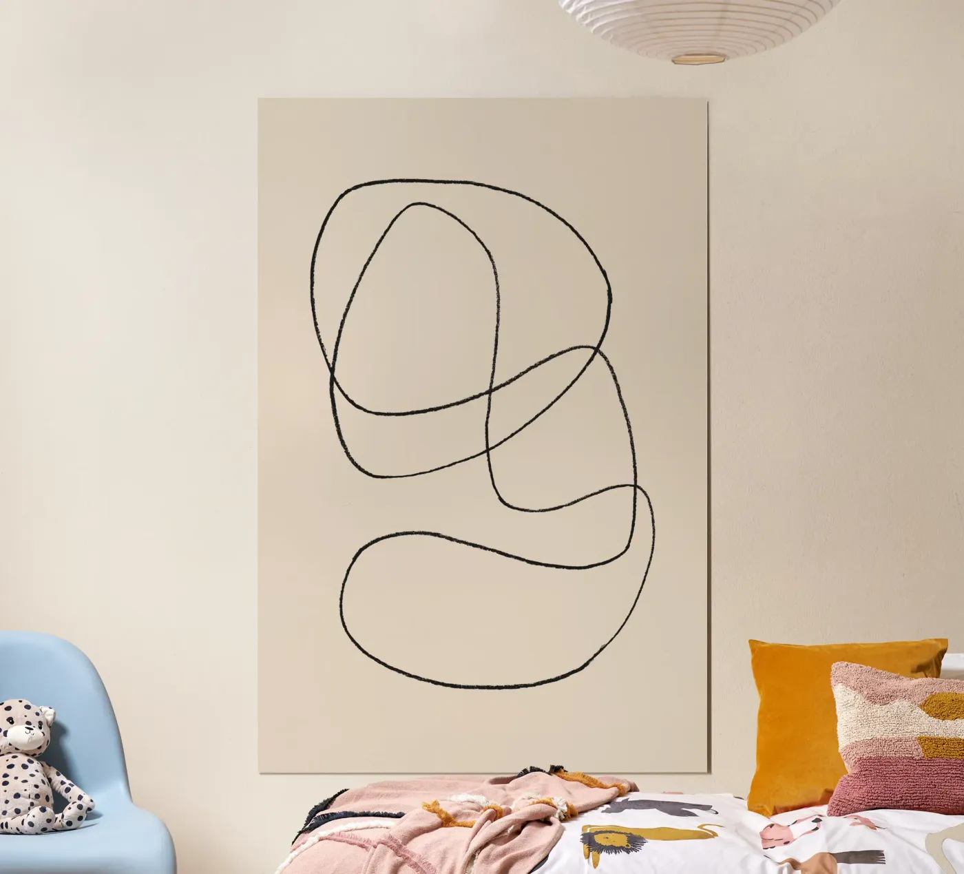 Pencil scribbles 1 poster by NouveauPrints