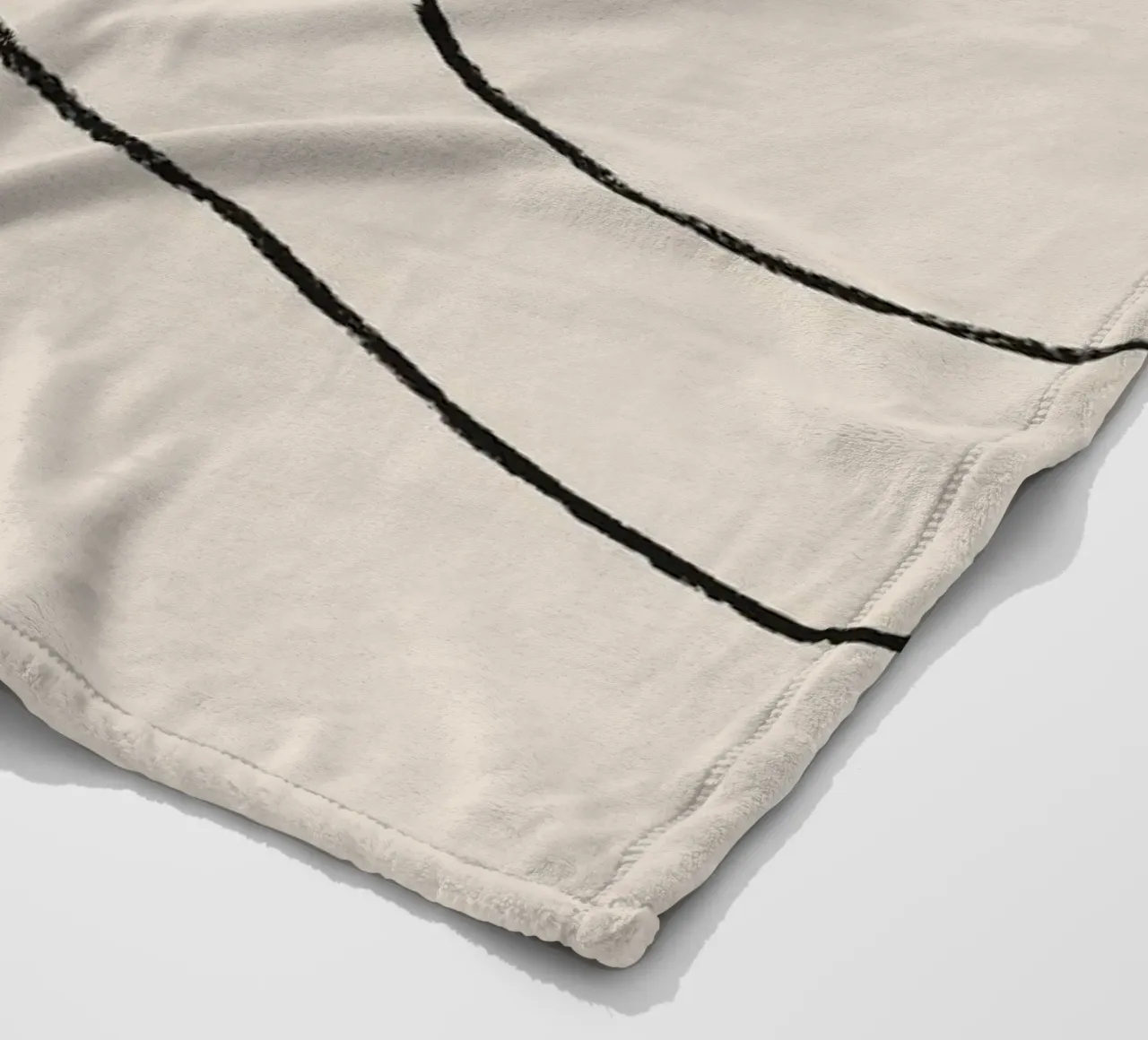 Scarabocchi a matita 1 coperta in pile da NouveauPrints