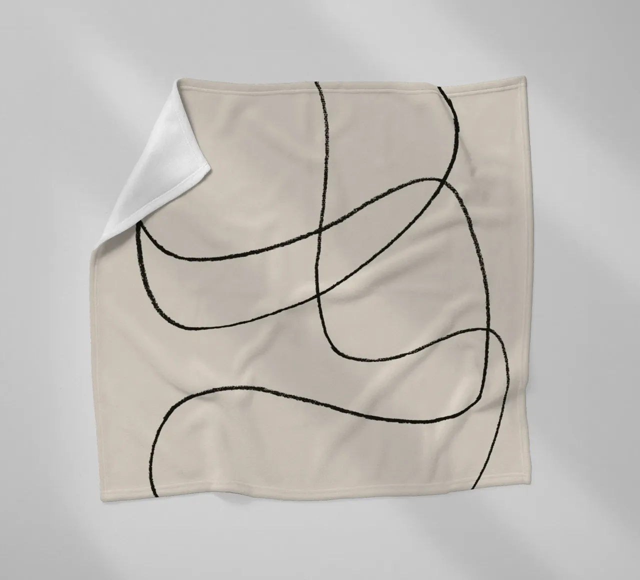 Scarabocchi a matita 1 coperta in pile da NouveauPrints