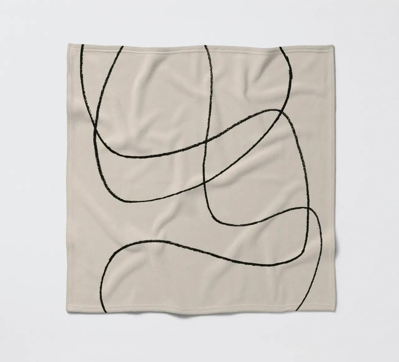 Scarabocchi a matita 1 coperta in pile da NouveauPrints
