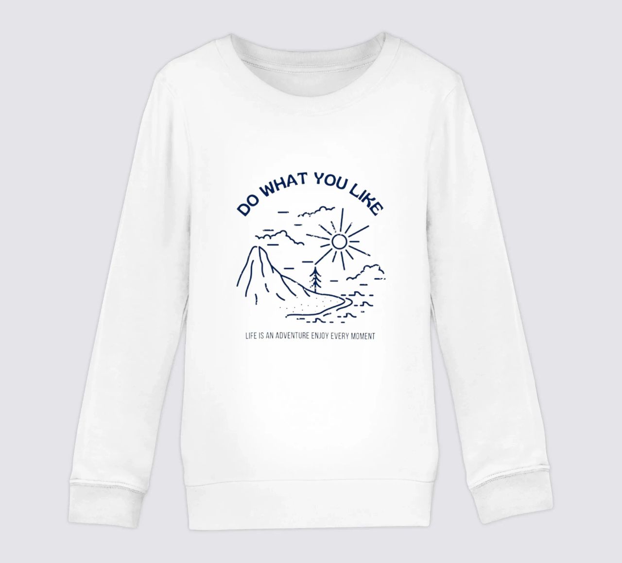 Doe wat je wilt kinder sweatshirt van Old Soul Born