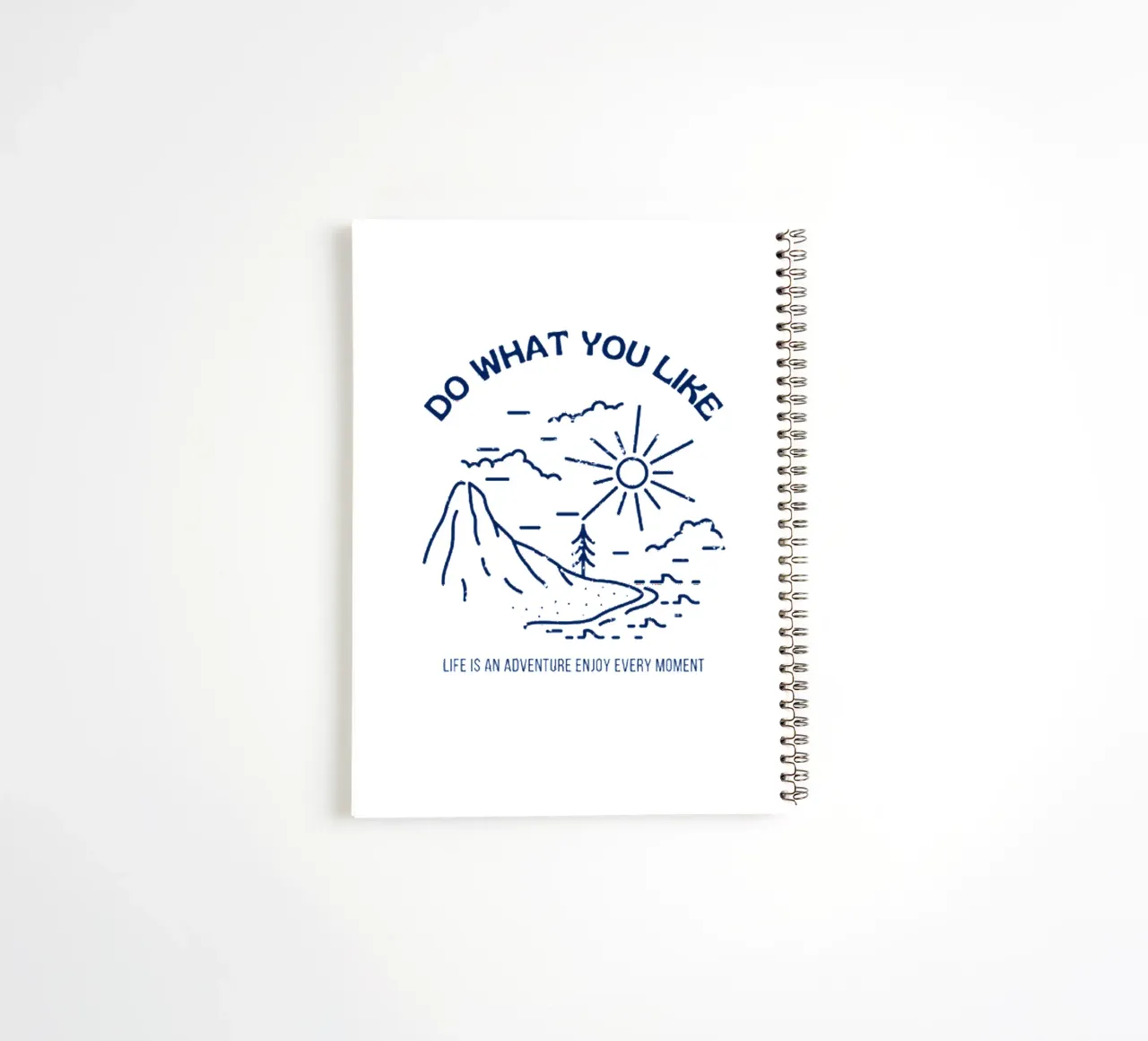 Do What You Like spiral notebook by Olivia Creator