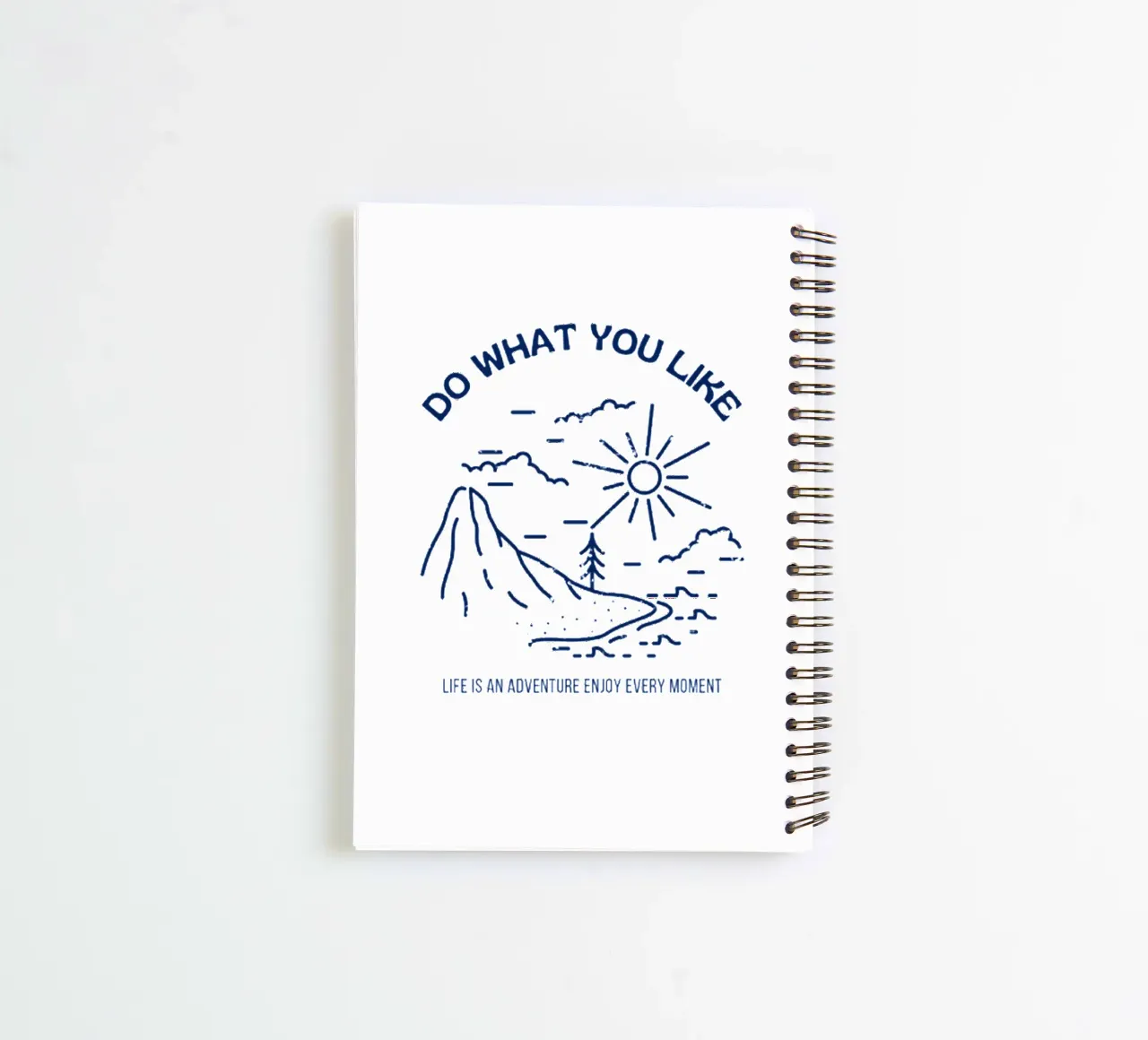 Do What You Like spiral notebook by Olivia Creator