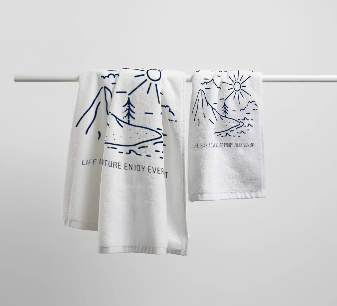 Do What You Like towel by Olivia Creator