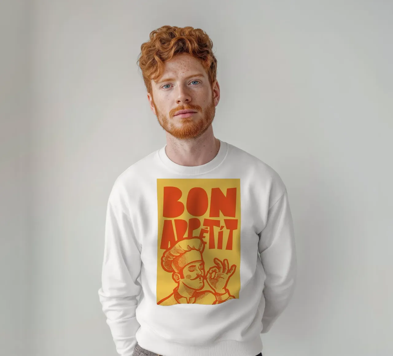 Bon Appetit dello chef felpa da Mildred Store