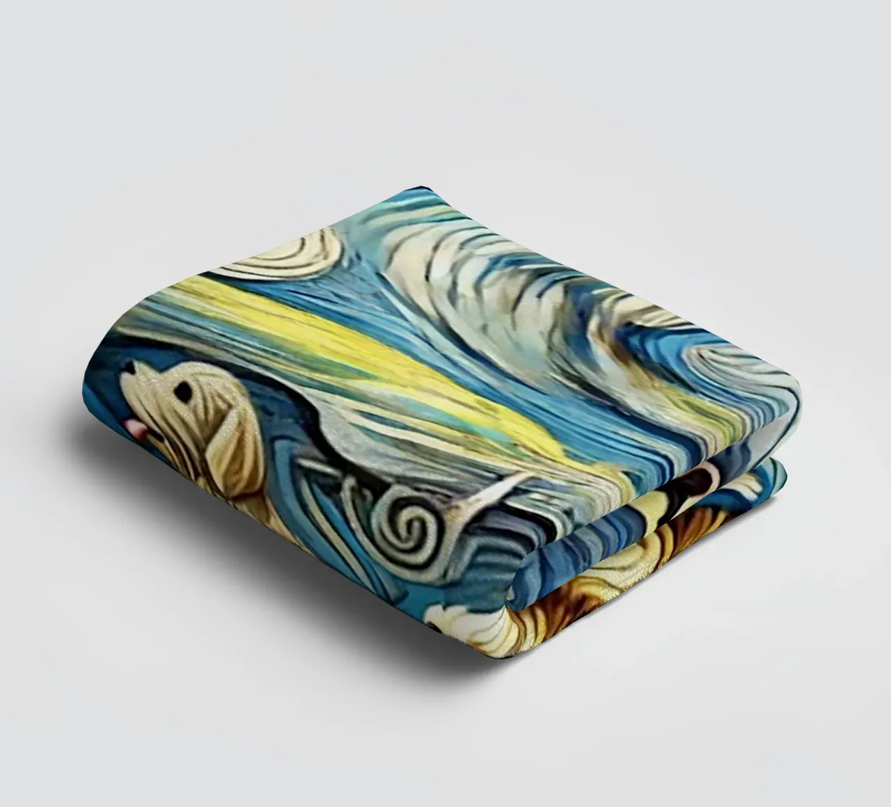 Happy Birthday Puppy Edition asciugamano da bagno da Vintage Van Gogh