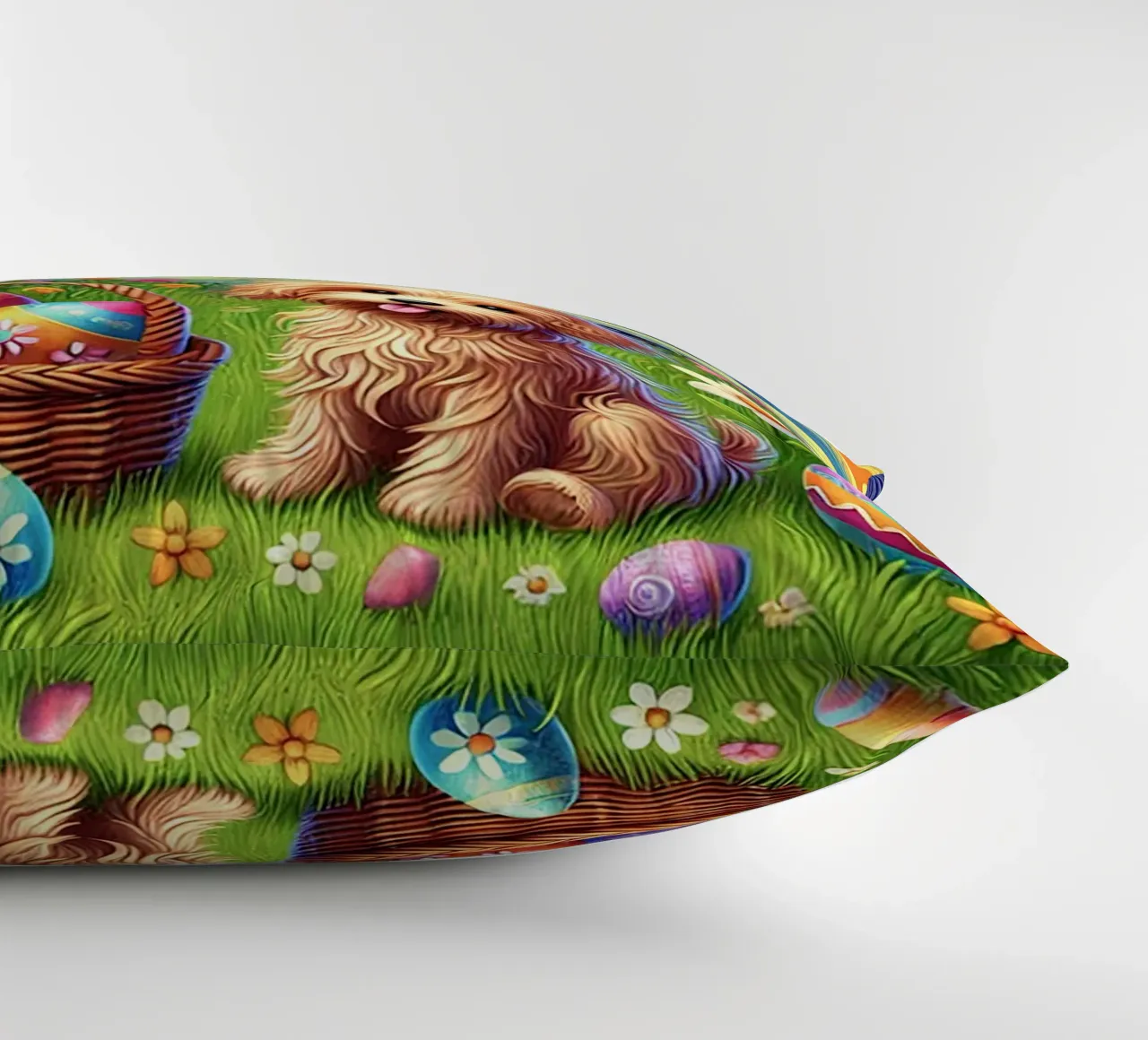 Happy Easter Puppy Edition cuscino da Vintage Van Gogh