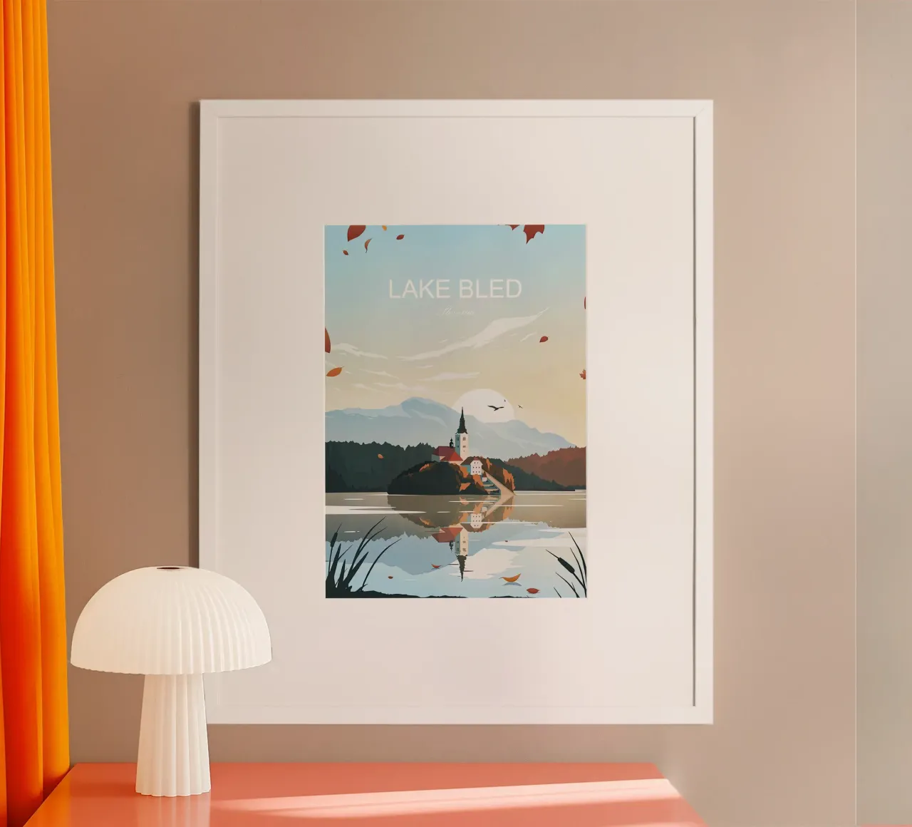 Slovenia, Lago di Bled poster da Liliestudio
