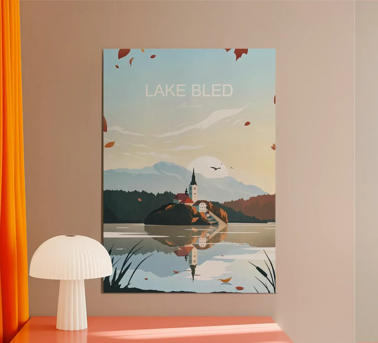 Slovenia, Lago di Bled poster da Liliestudio