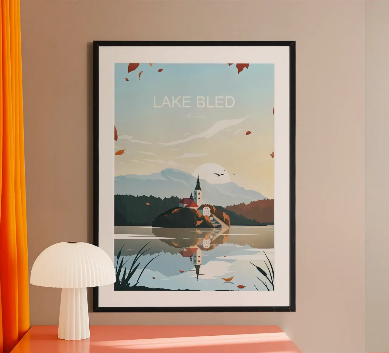 Slovenia, Lago di Bled poster da Liliestudio