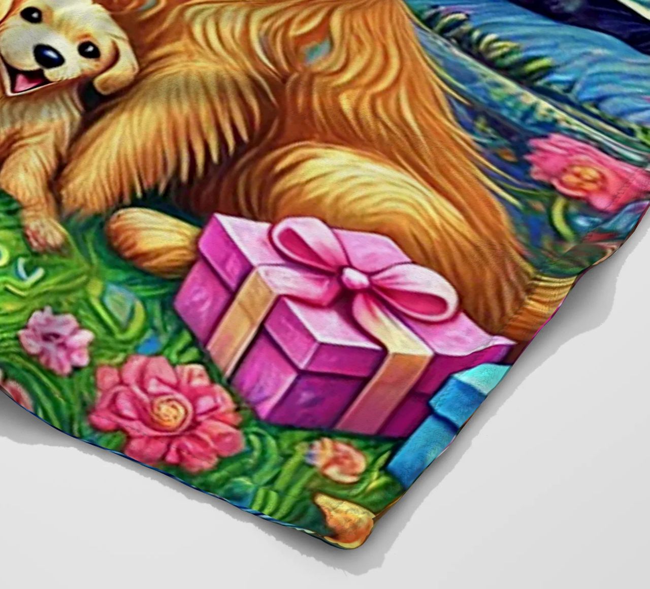 Happy Mother´s Day Puppy Edition coperta in pile da Vintage Van Gogh