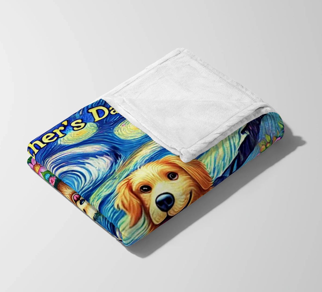 Happy Mother´s Day Puppy Edition coperta in pile da Vintage Van Gogh