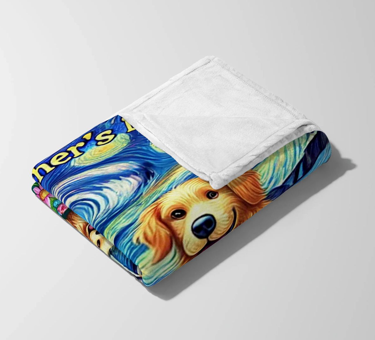 Happy Mother´s Day Puppy Edition coperta in pile da Vintage Van Gogh