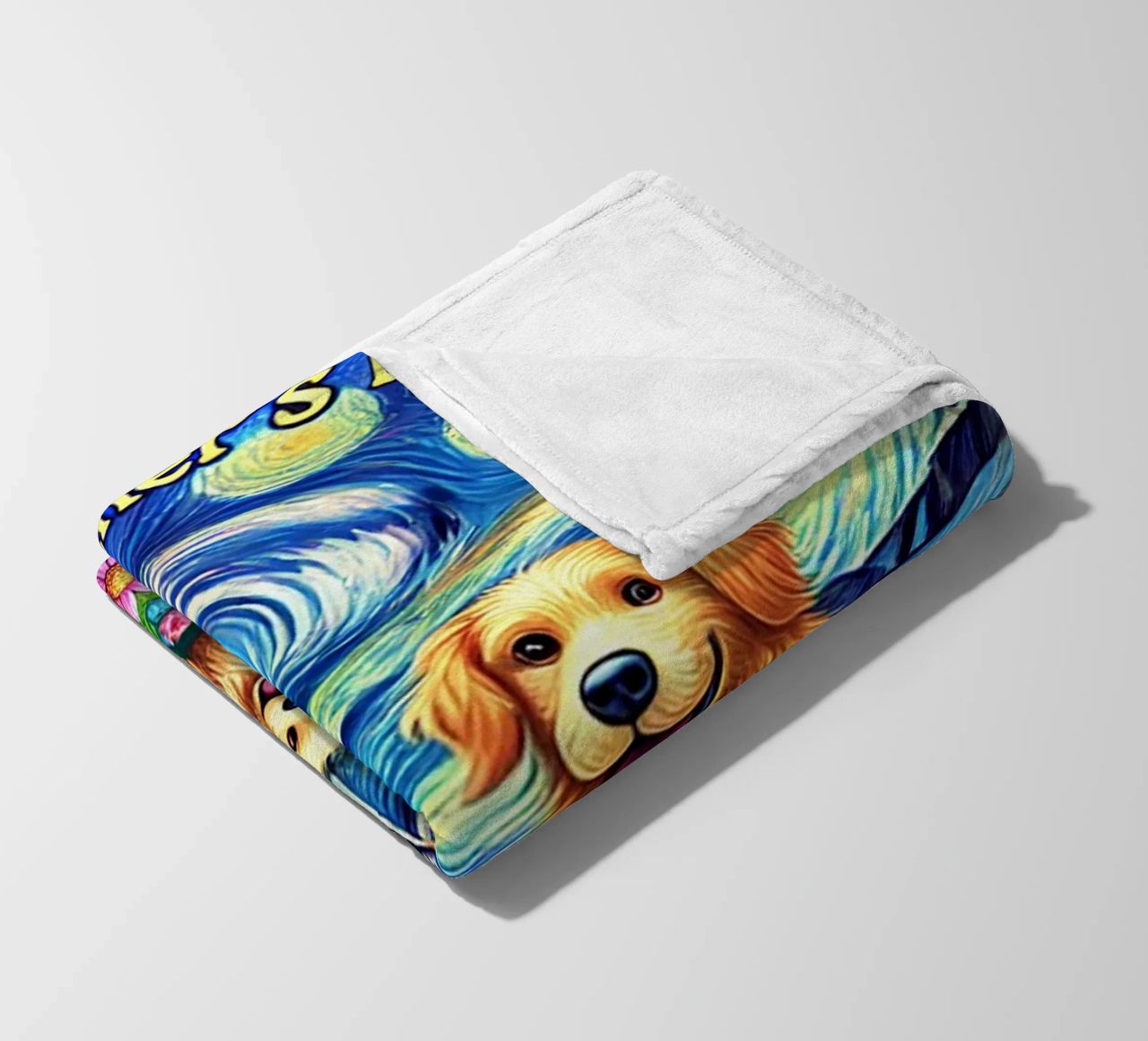 Happy Mother´s Day Puppy Edition coperta in pile da Vintage Van Gogh
