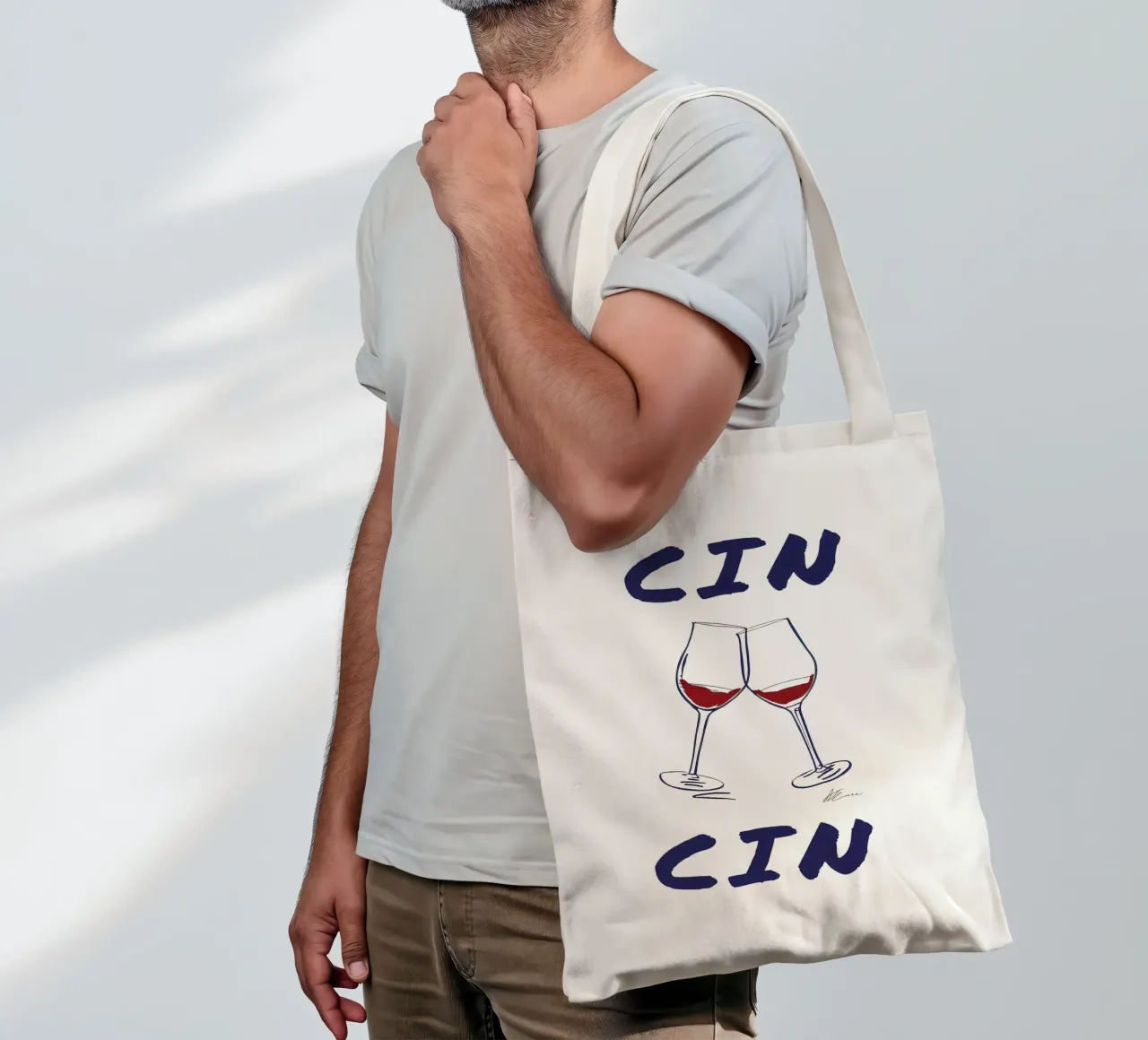 Cin Cin tote bag by Mildred Store