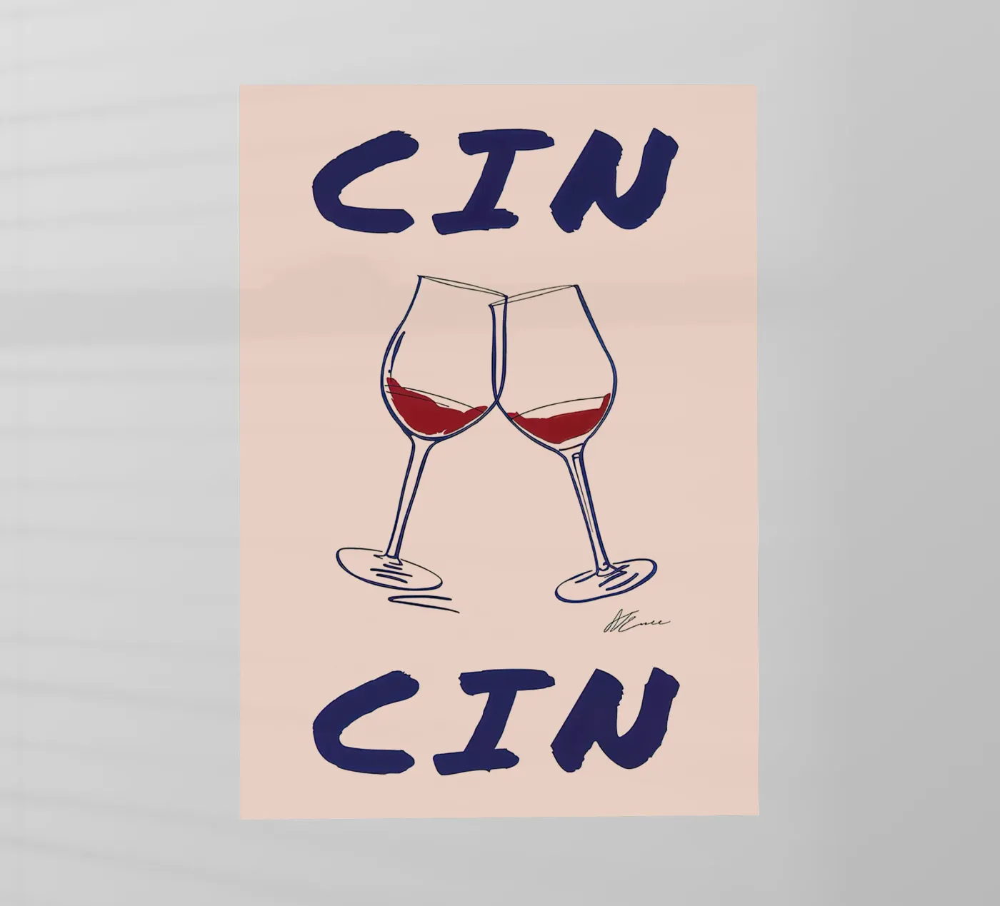 Cin Cin pellicola backlit da Mildred Store