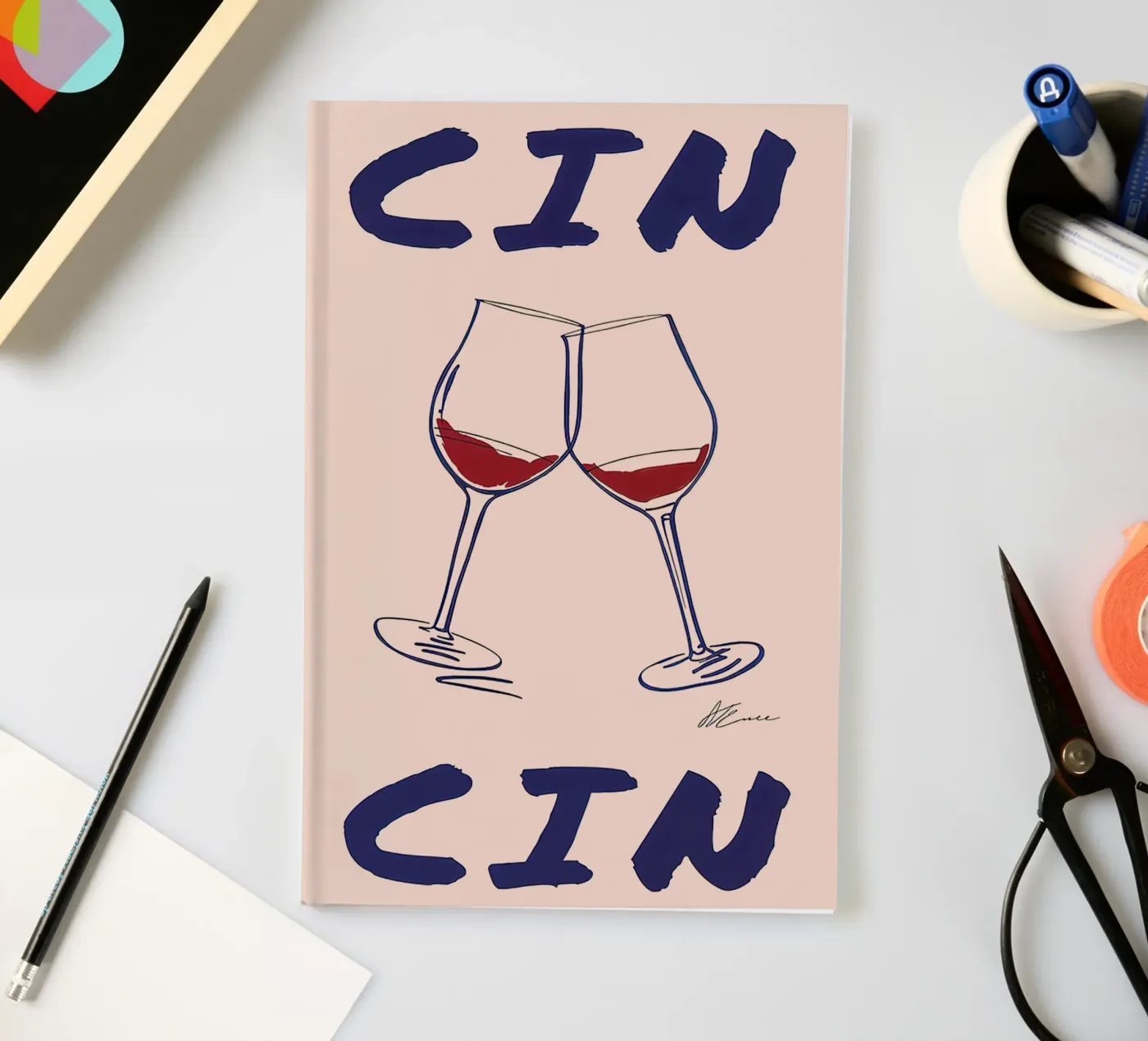 Cin Cin notebook by Mildred Store
