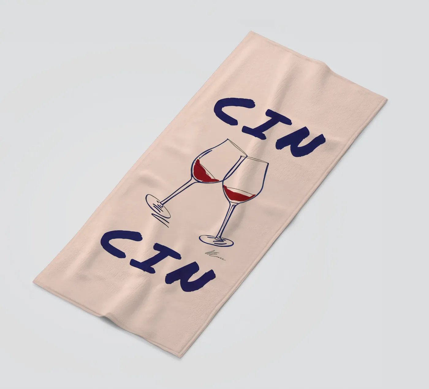 Cin Cin strandhanddoek van Mildred Store