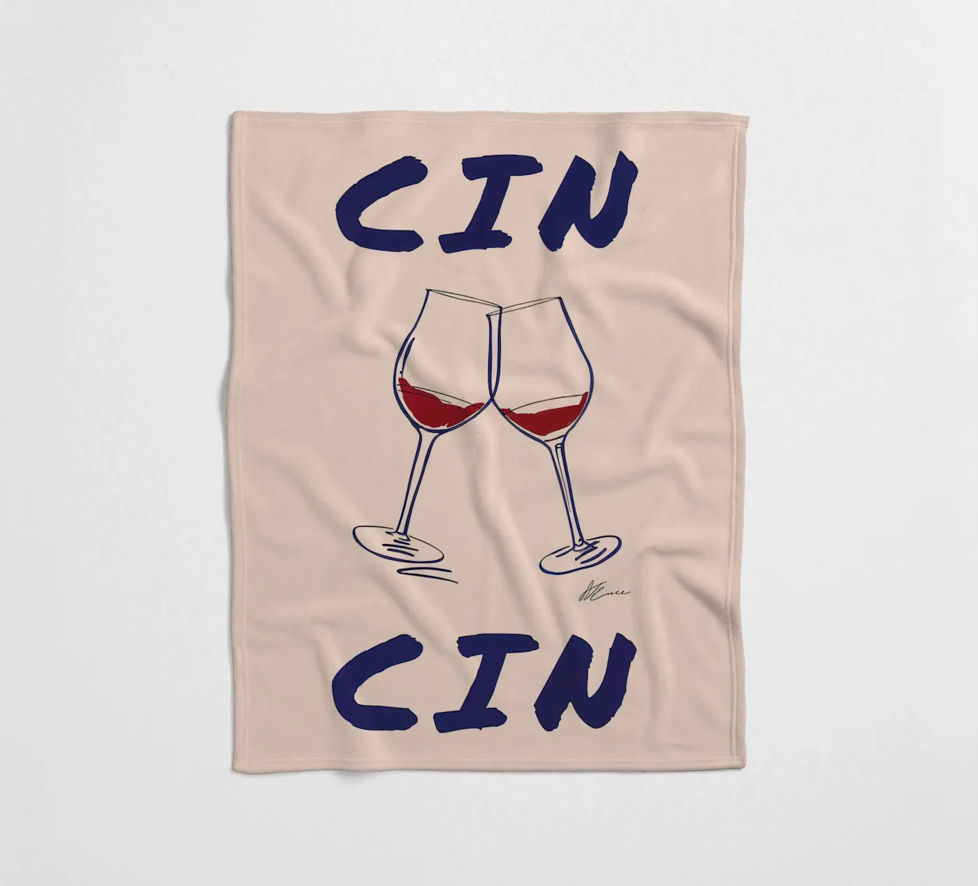 Cin Cin fleecedeken van Mildred Store