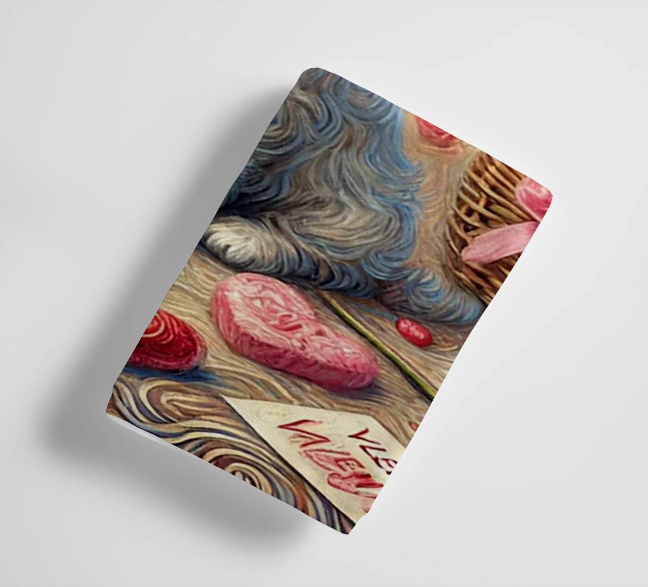 Happy Valentine´s Day Puppy Edition asciugamano da bagno da Vintage Van Gogh