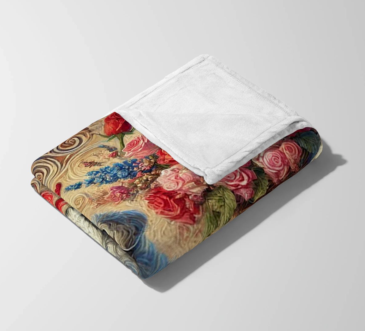 Happy Valentine´s Day Puppy Edition coperta in pile da Vintage Van Gogh