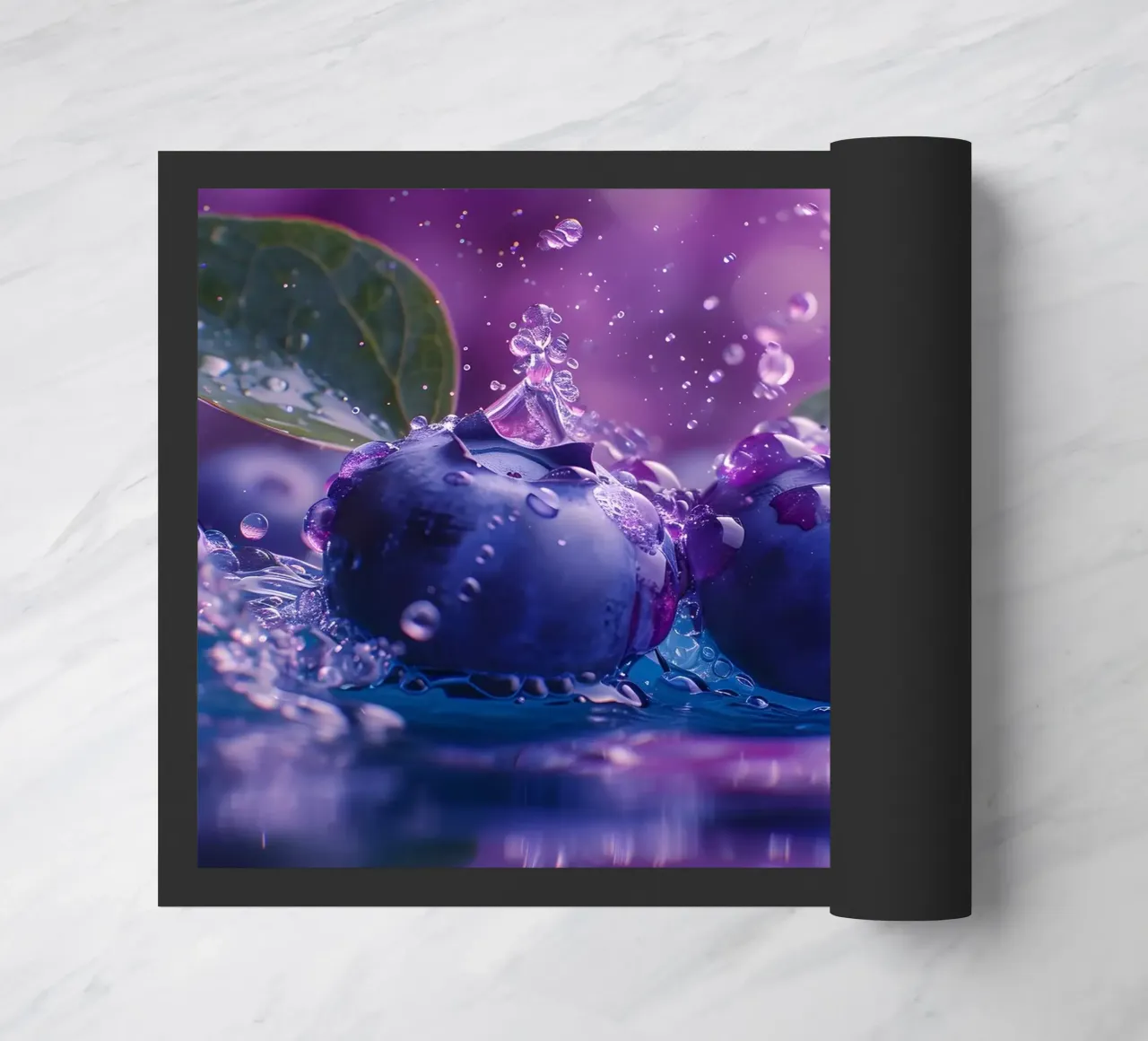 Bosbessen deurmat van M-Ulrich-Digital Art