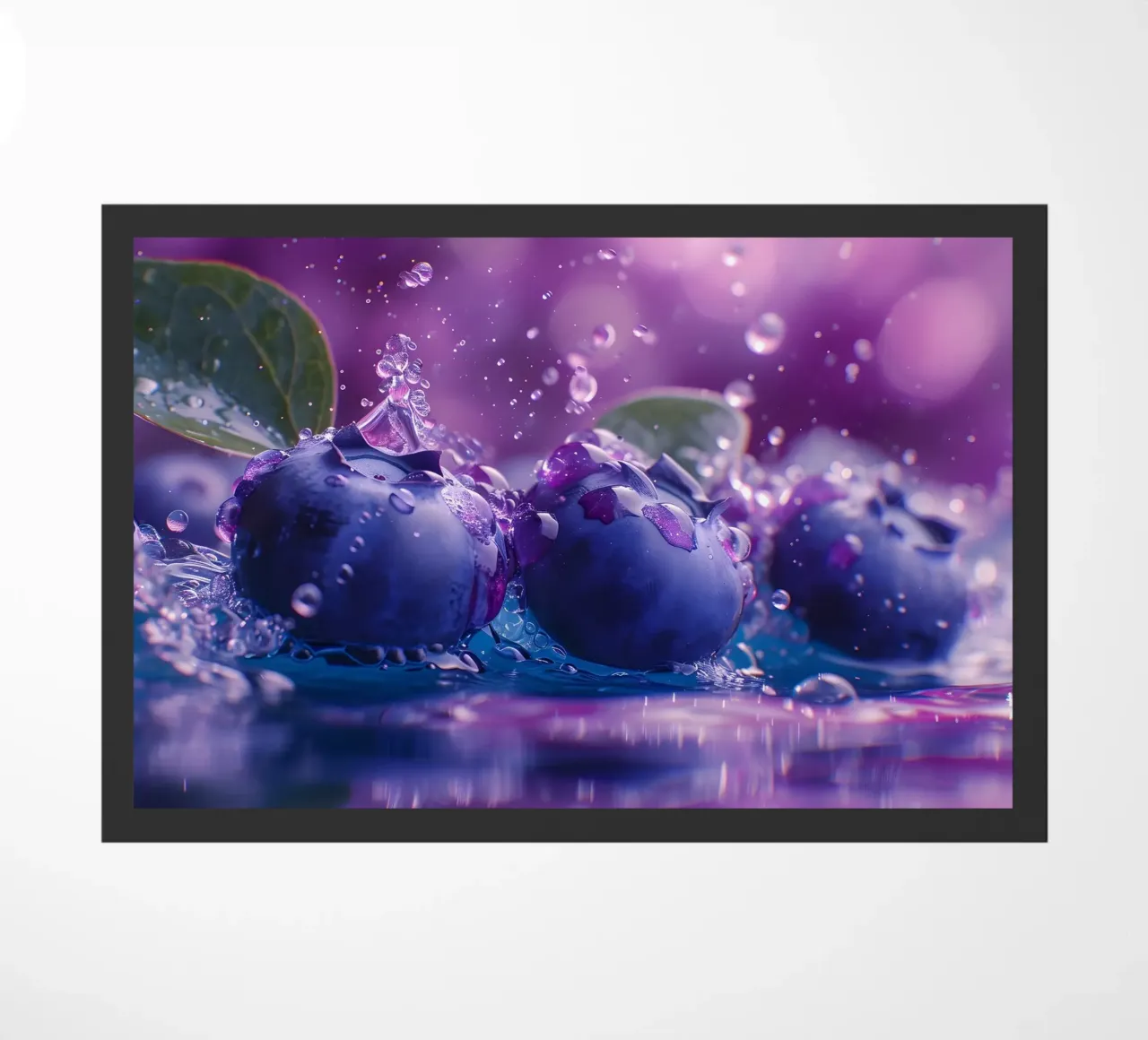 Bosbessen deurmat van M-Ulrich-Digital Art