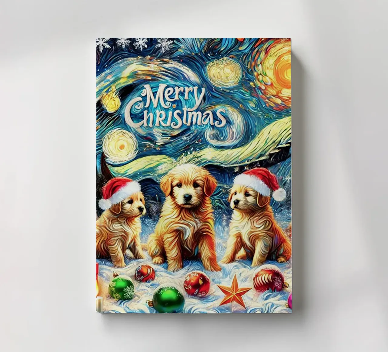 Merry Xmas Puppy Edition diario da Vintage Van Gogh