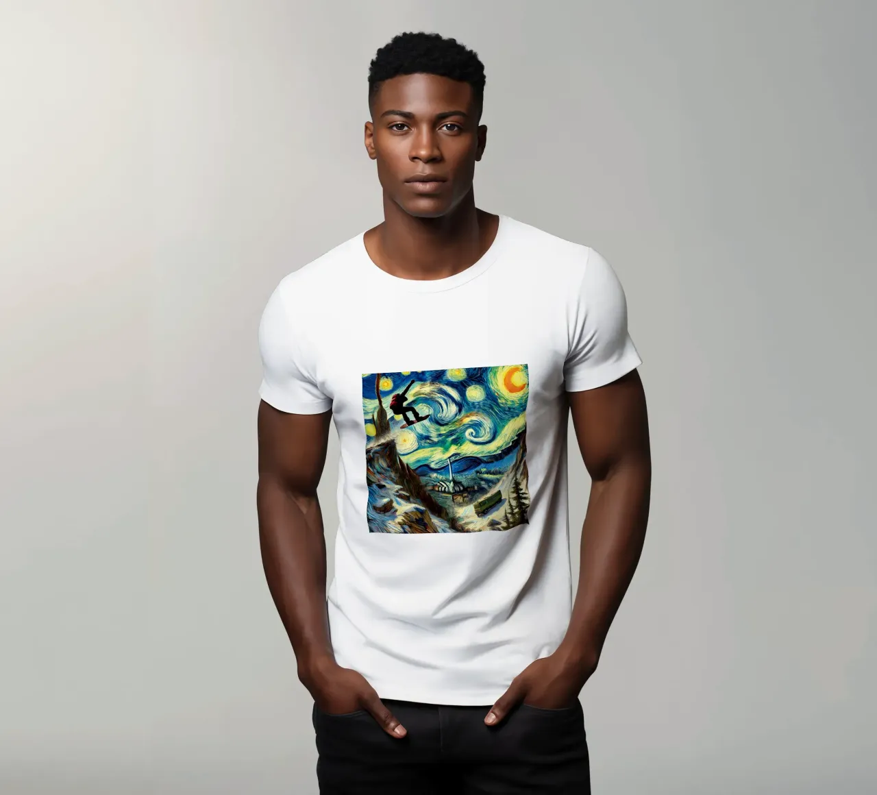 CATCH THE BUS t-shirt van Vintage Van Gogh