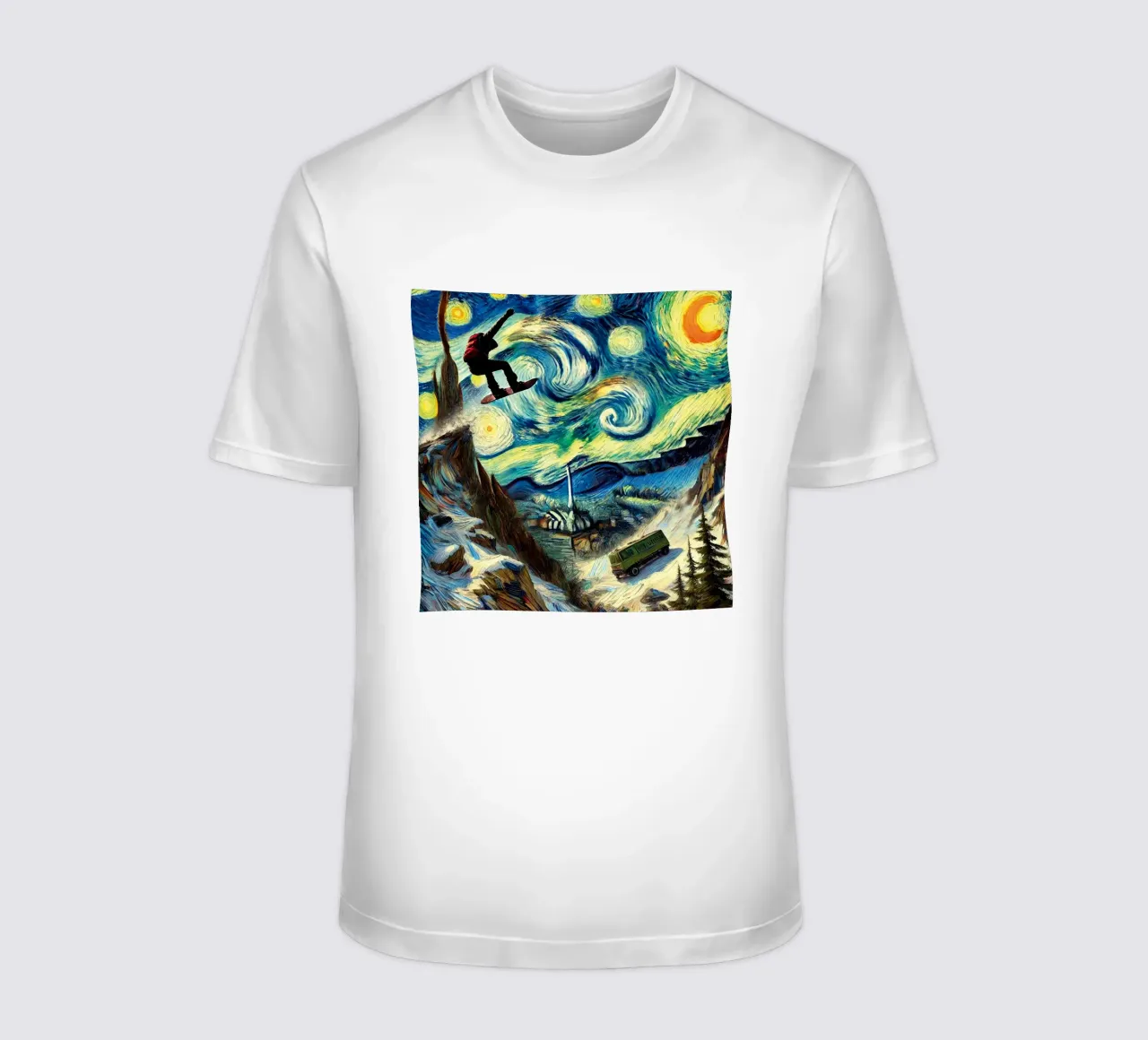CATCH THE BUS t-shirt van Vintage Van Gogh