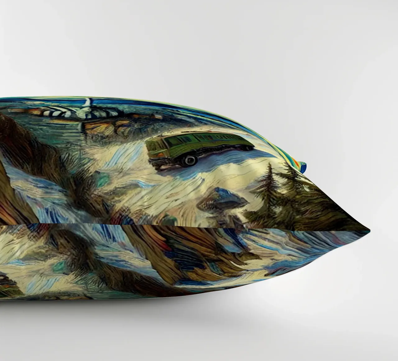 CATCH THE BUS cuscino da Vintage Van Gogh