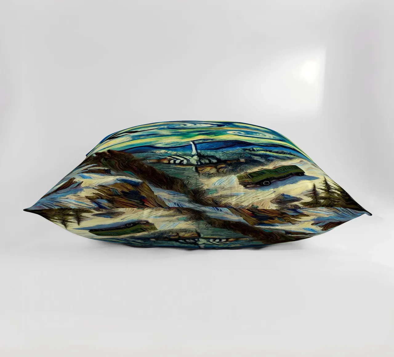 CATCH THE BUS cuscino da Vintage Van Gogh