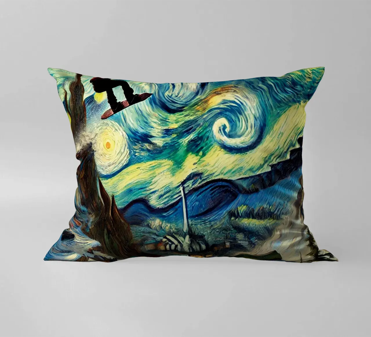 CATCH THE BUS cuscino da Vintage Van Gogh