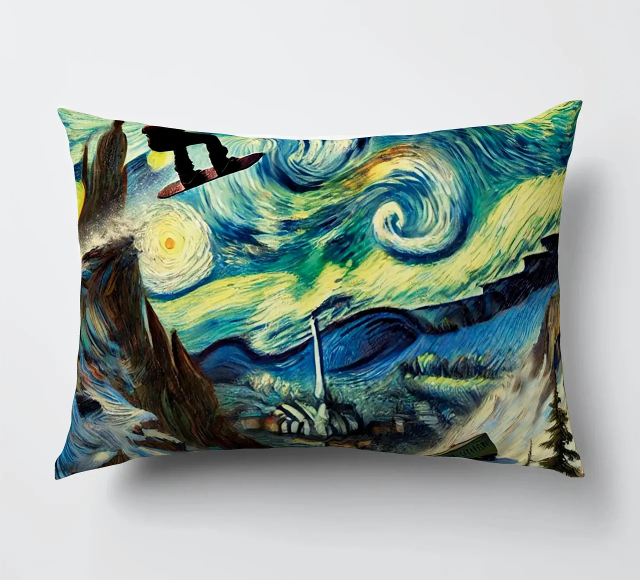 CATCH THE BUS cuscino da Vintage Van Gogh
