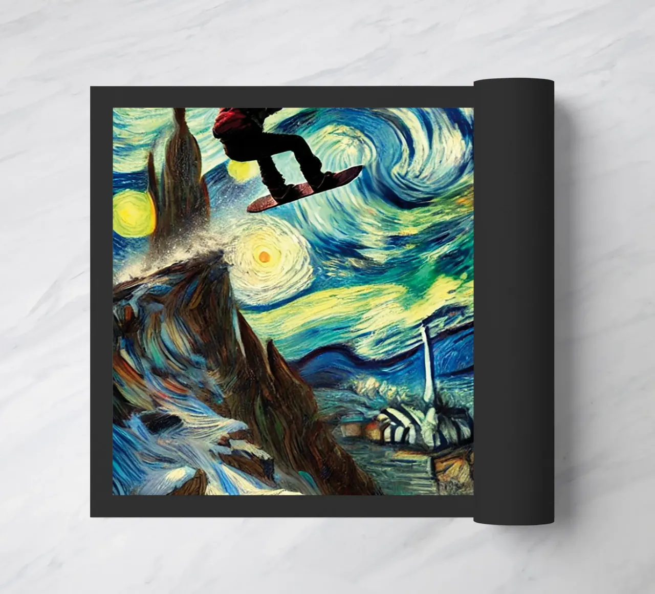 CATCH THE BUS zerbino da Vintage Van Gogh