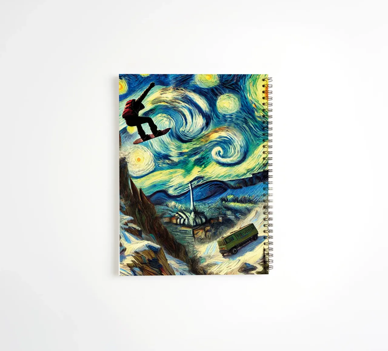 CATCH THE BUS Ringbuch von Vintage Van Gogh